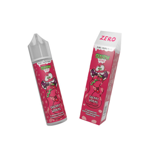 Slurm Zero "Cherry Worms" (Кислые Вишневые Червячки), объем: 58 см3, 0мг