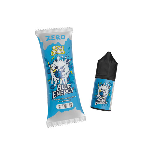 Serial Chiller Zero "Blue Energy" (Энергетик с Голубикой), объем: 27 см3, 0мг