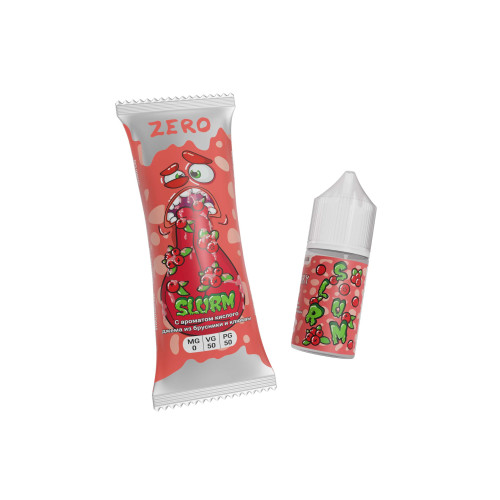 Slurm Zero "Redberry Jam" (Кислый Джем из Брусники и Клюквы), объем: 27 см3, 0мг