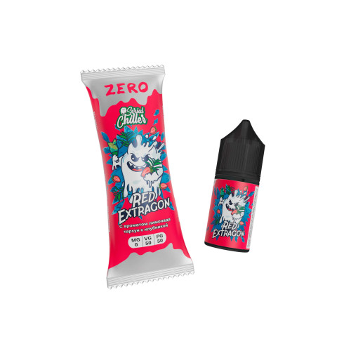Serial Chiller Zero "Red Extragon" (Лимонад Тархун с Клубникой), объем: 27 см3, 0мг
