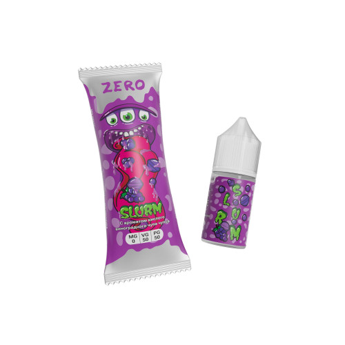 Slurm Zero  "Lolli' Grape" (Кислый Виноградный Чупа Чупс), объем: 27 см3, 0мг